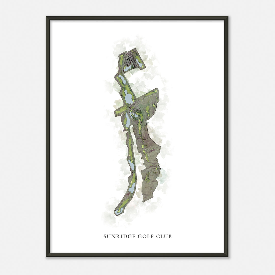 Print of Sunridge Golf Club Classic Map