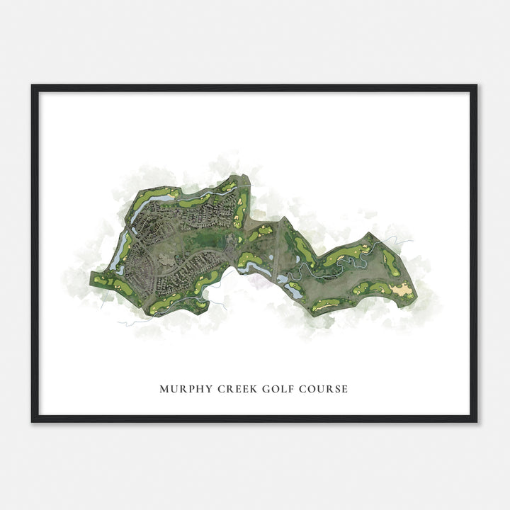 Print of Murphy Creek Golf Course Classic Map
