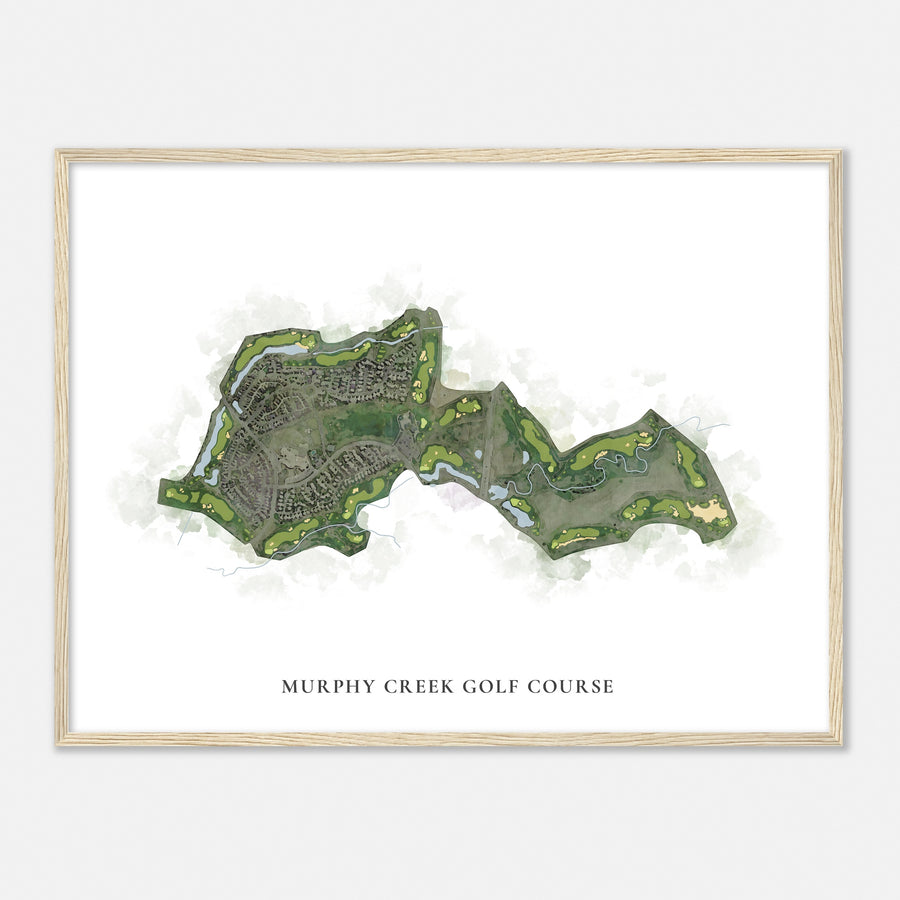 Print of Murphy Creek Golf Course Classic Map