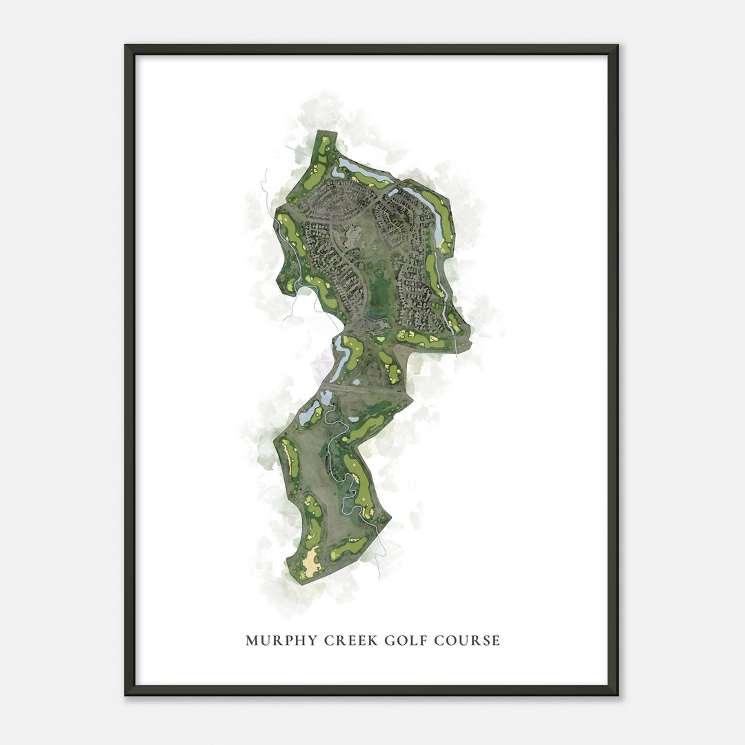 Print of Murphy Creek Golf Course Classic Map