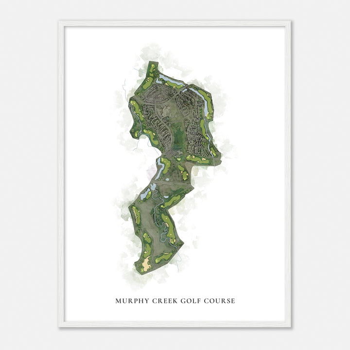 Print of Murphy Creek Golf Course Classic Map