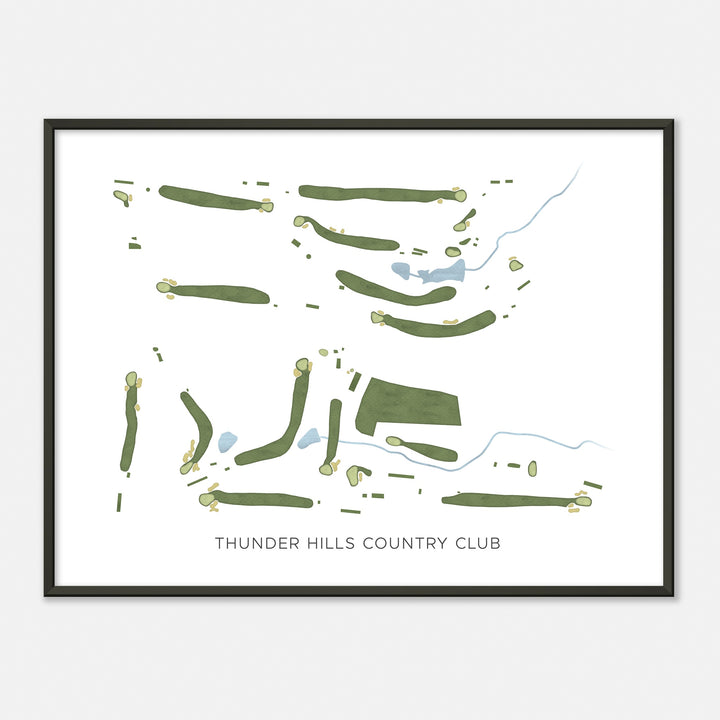 Print of Thunder Hills Country Club Modern Map