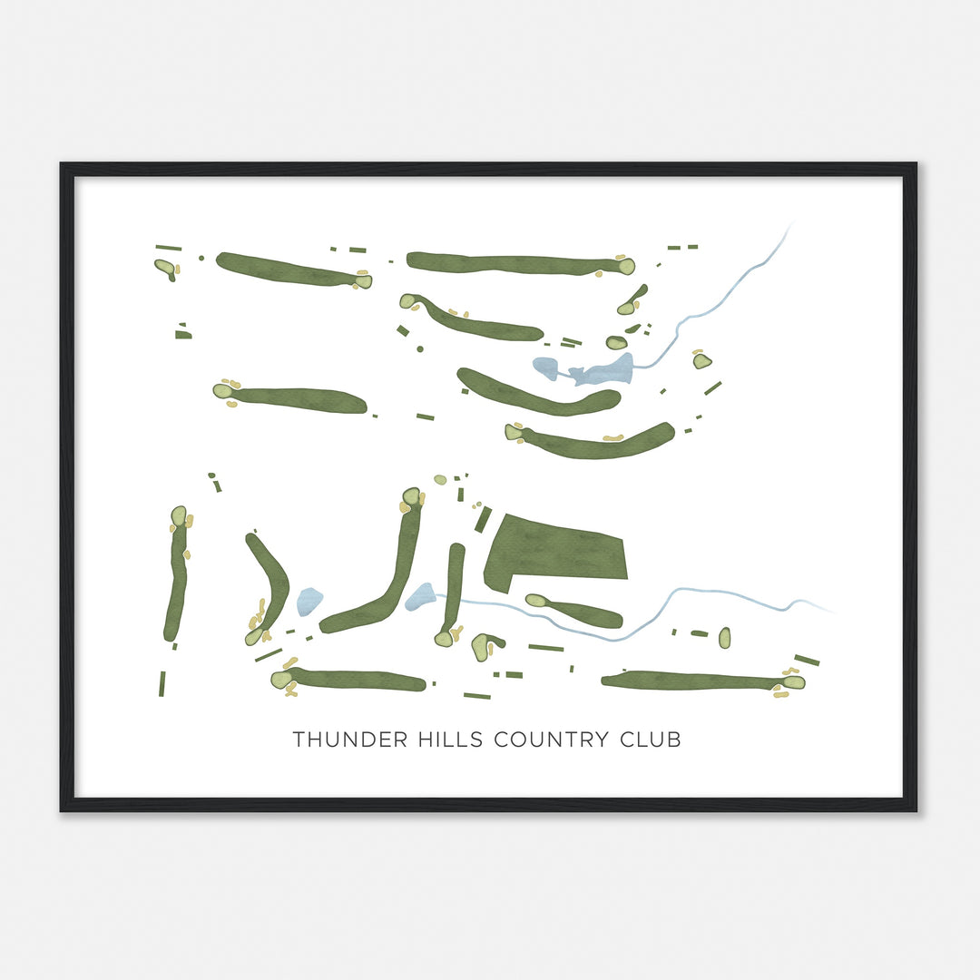 Print of Thunder Hills Country Club Modern Map