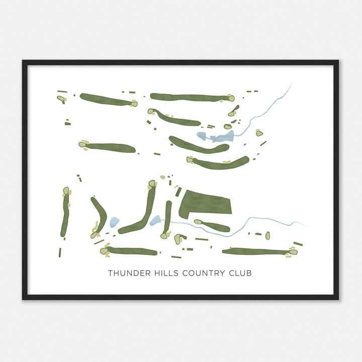 Print of Thunder Hills Country Club Modern Map