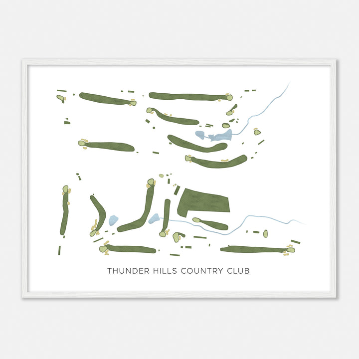 Print of Thunder Hills Country Club Modern Map
