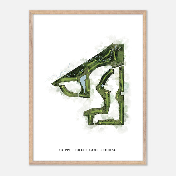Print of Copper Creek Golf Course Classic Map