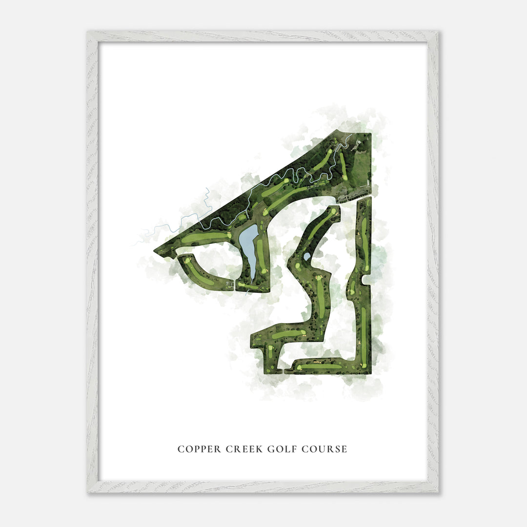 Print of Copper Creek Golf Course Classic Map
