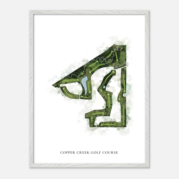 Print of Copper Creek Golf Course Classic Map