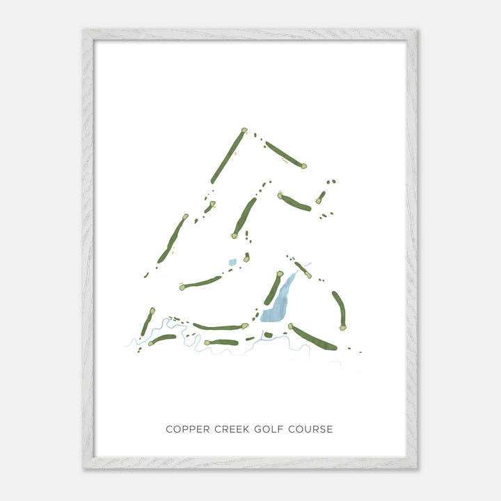 Print of Copper Creek Golf Course Modern Map
