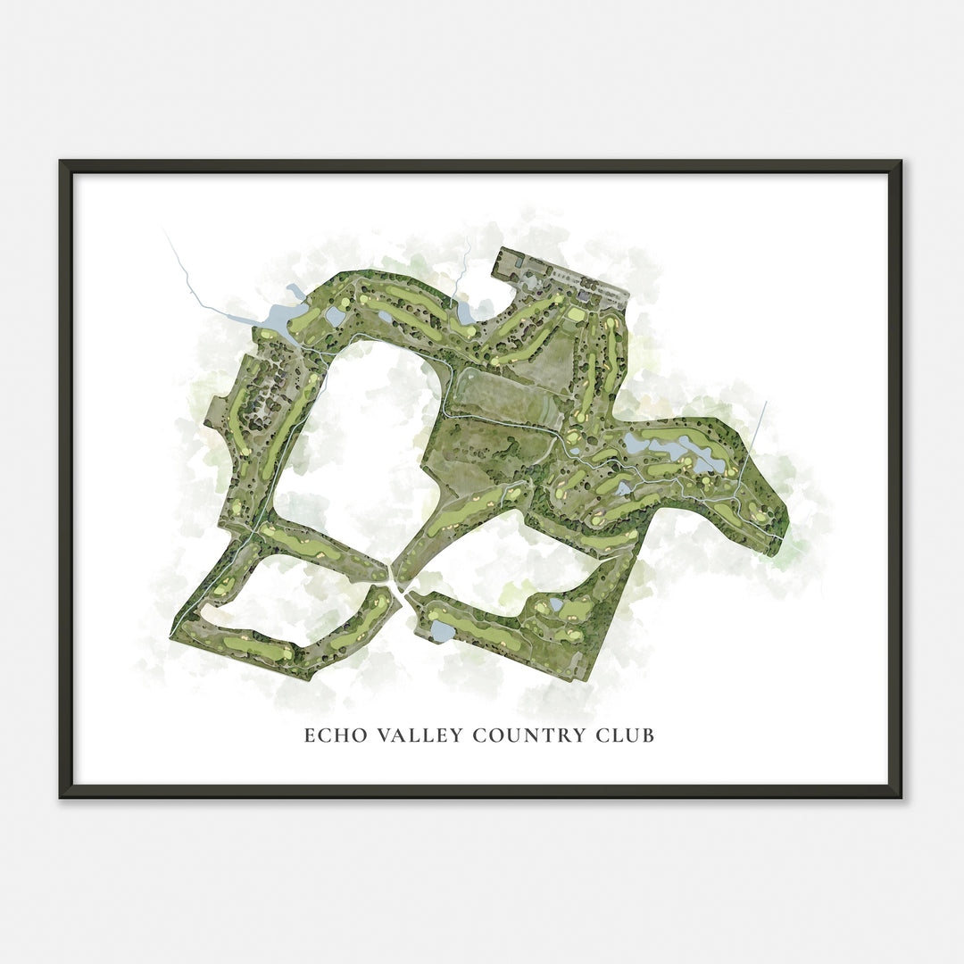 Print of Echo Valley Country Club Classic Map