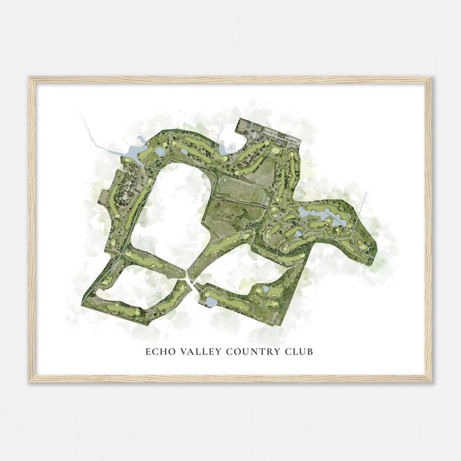 Print of Echo Valley Country Club Classic Map