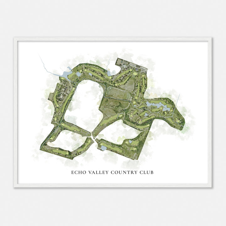 Print of Echo Valley Country Club Classic Map