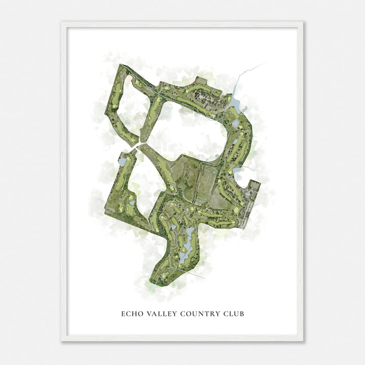 Print of Echo Valley Country Club Classic Map