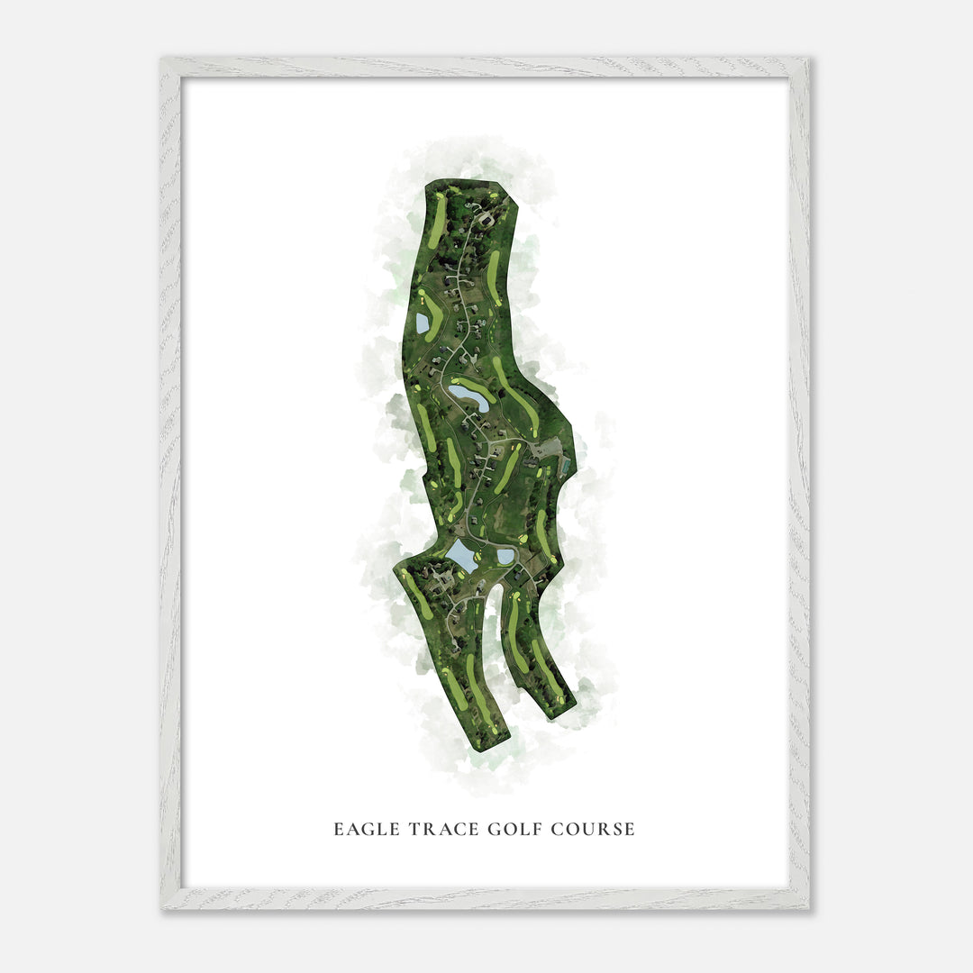 Print of Eagle Trace Golf Course Classic Map