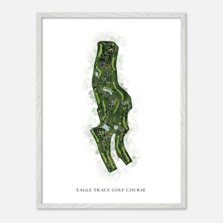 Print of Eagle Trace Golf Course Classic Map