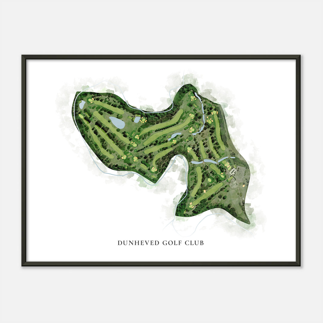 Print of Dunheved Golf Club Classic Map