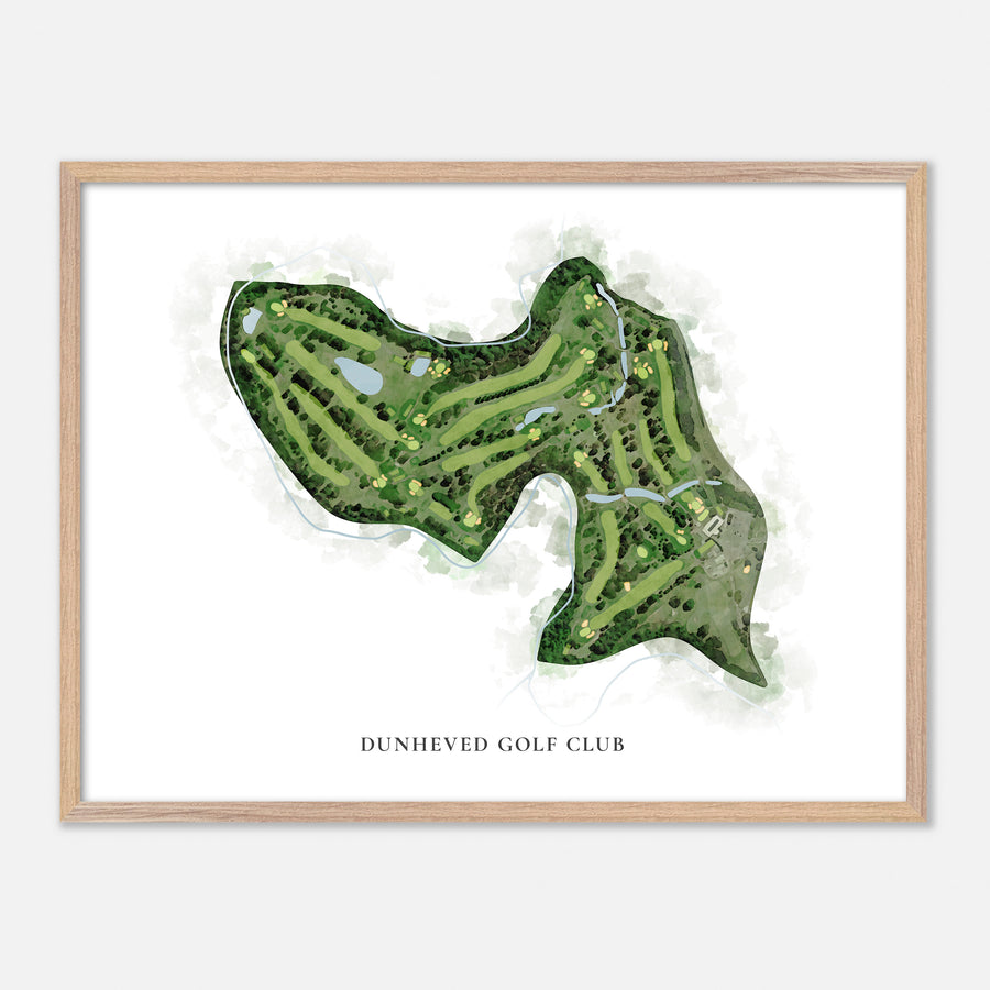 Print of Dunheved Golf Club Classic Map