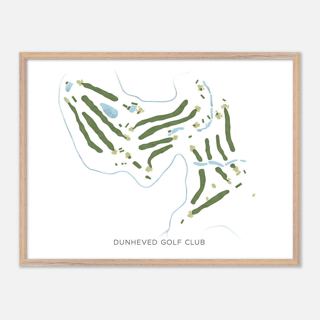 Print of Dunheved Golf Club Modern Map