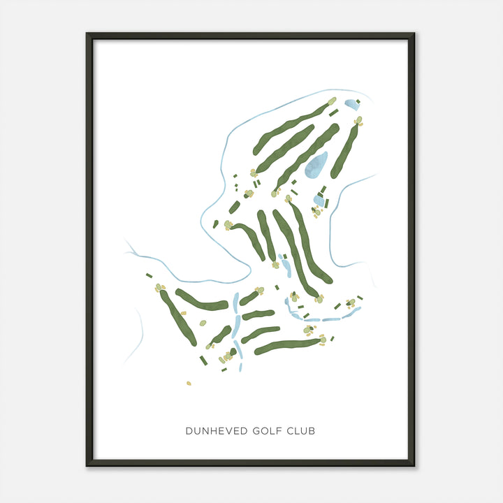 Print of Dunheved Golf Club Modern Map