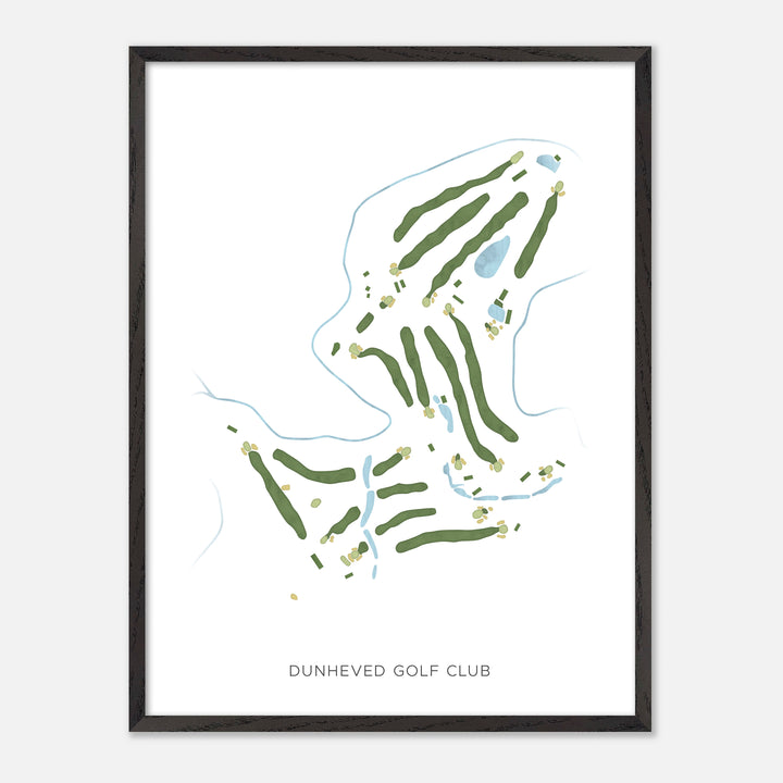 Print of Dunheved Golf Club Modern Map