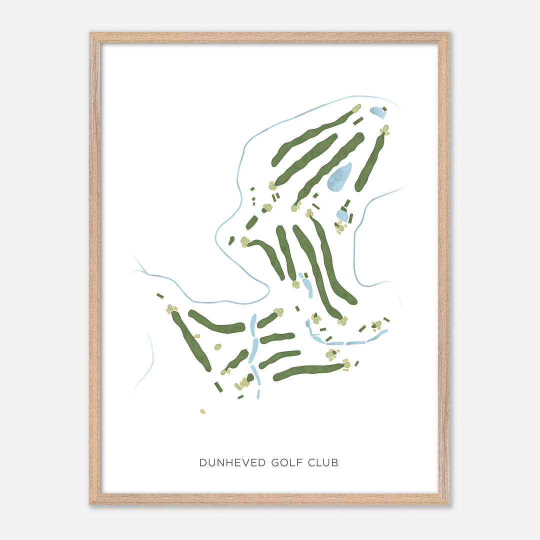 Print of Dunheved Golf Club Modern Map