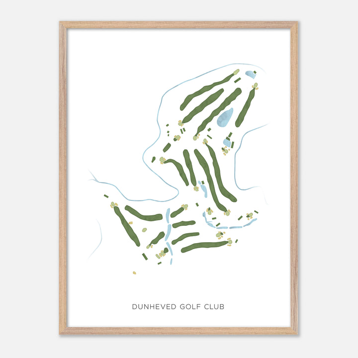 Print of Dunheved Golf Club Modern Map