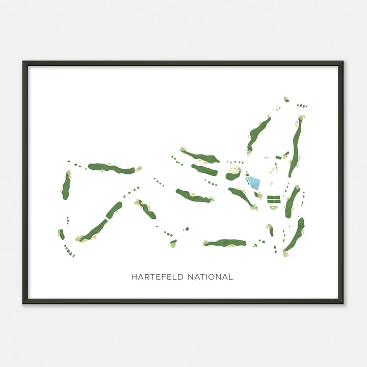 Print of Hartefeld National Modern Map