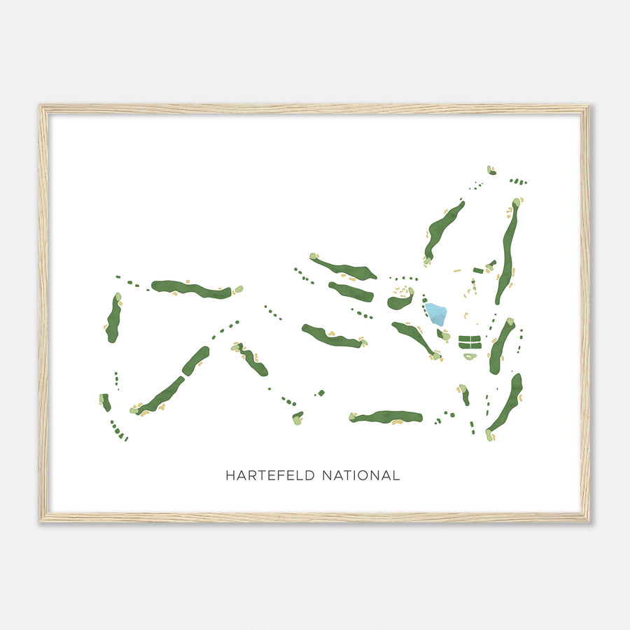 Print of Hartefeld National Modern Map