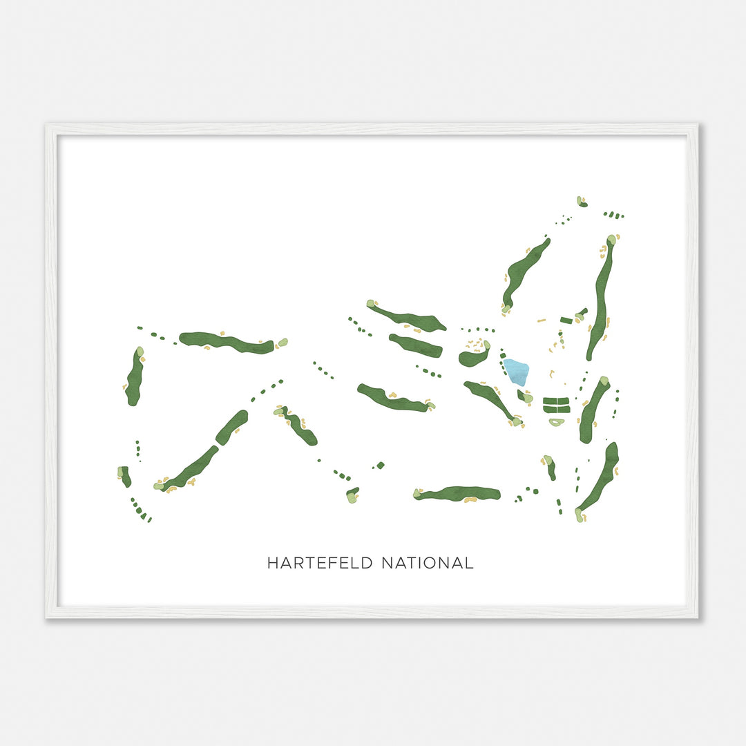 Print of Hartefeld National Modern Map