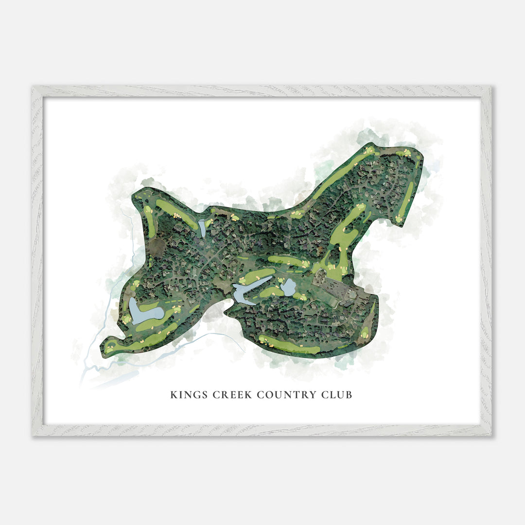 Print of Kings Creek Country Club Classic Map