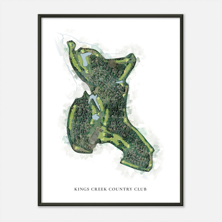 Print of Kings Creek Country Club Classic Map