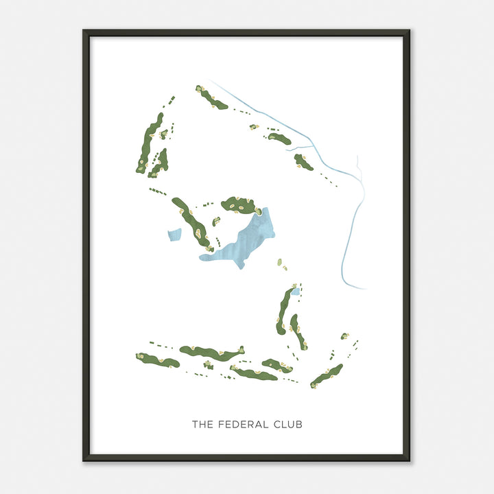 Print of The Federal Club Modern Map