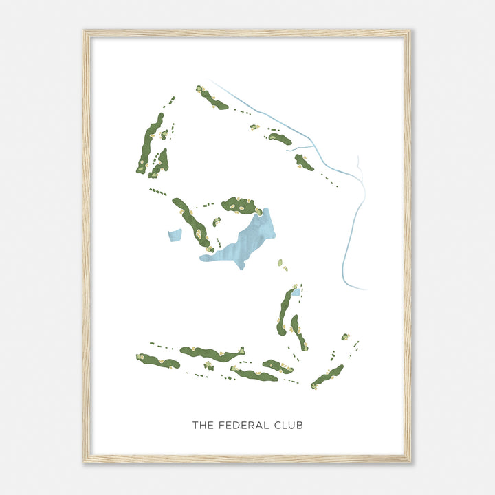 Print of The Federal Club Modern Map