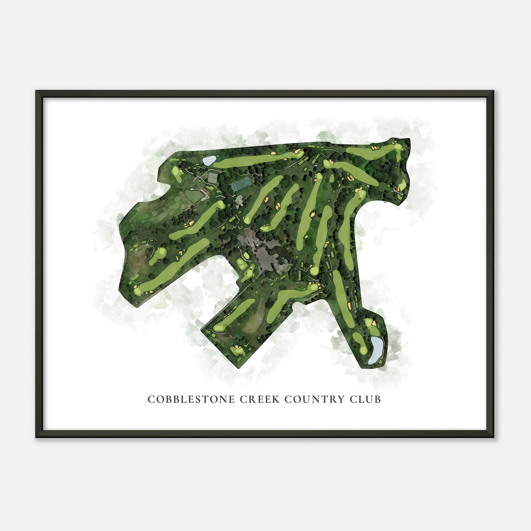 Print of Cobblestone Creek Country Club Classic Map