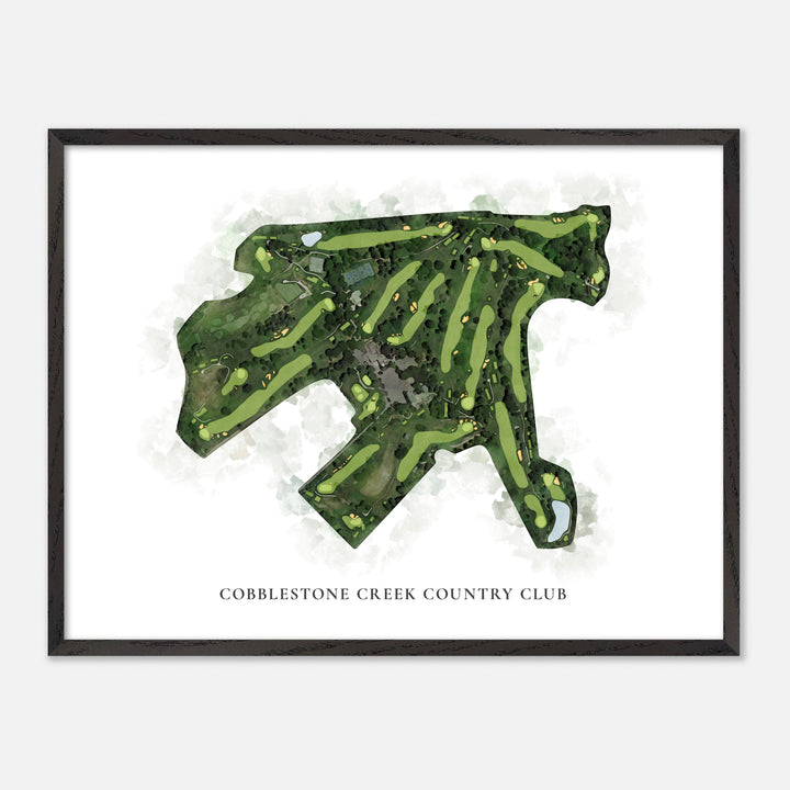 Print of Cobblestone Creek Country Club Classic Map