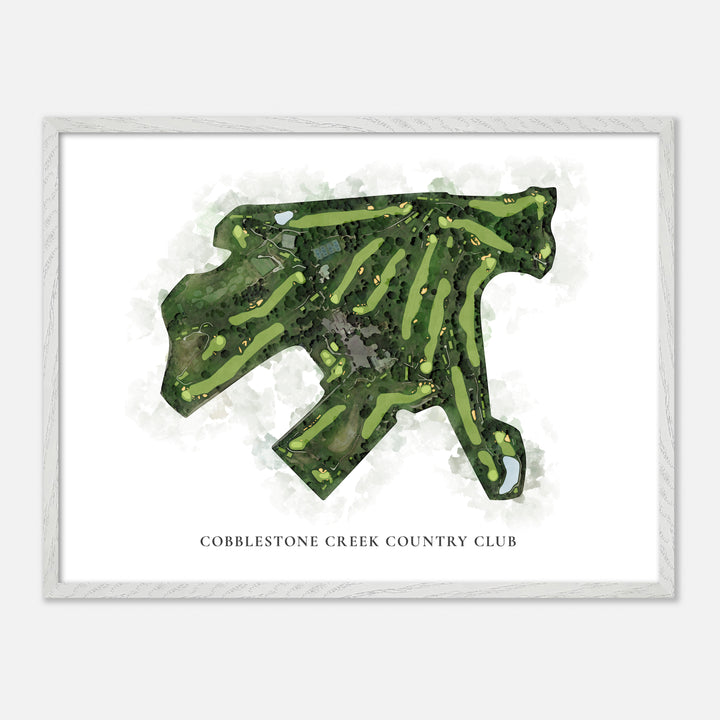 Print of Cobblestone Creek Country Club Classic Map