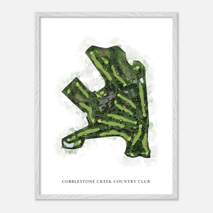Print of Cobblestone Creek Country Club Classic Map