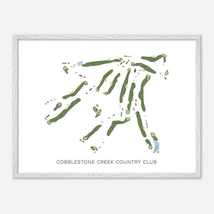 Print of Cobblestone Creek Country Club Modern Map