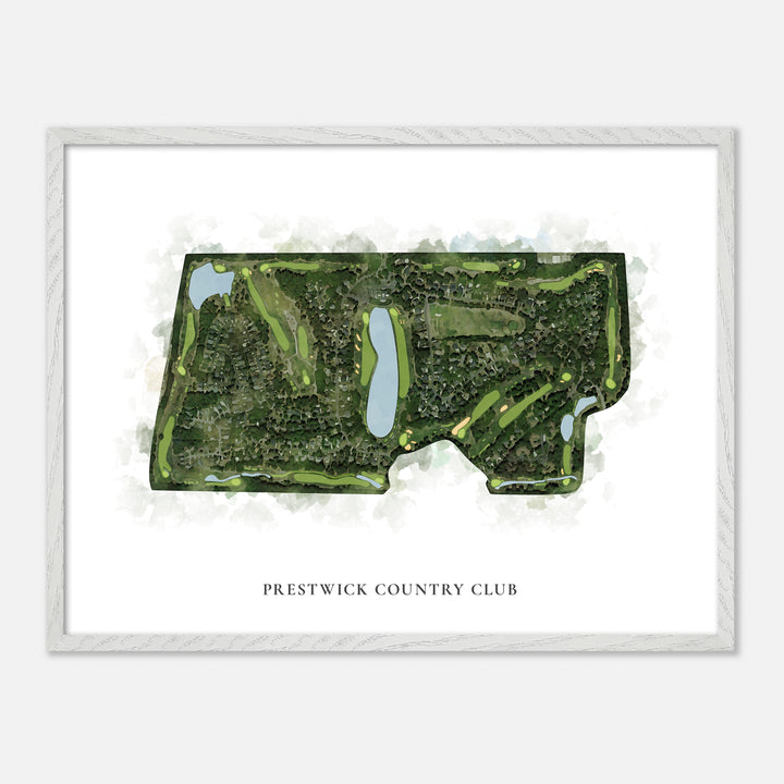 Print of Prestwick Country Club Classic Map