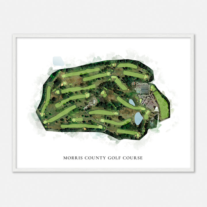 Print of Morris County Golf Course Classic Map