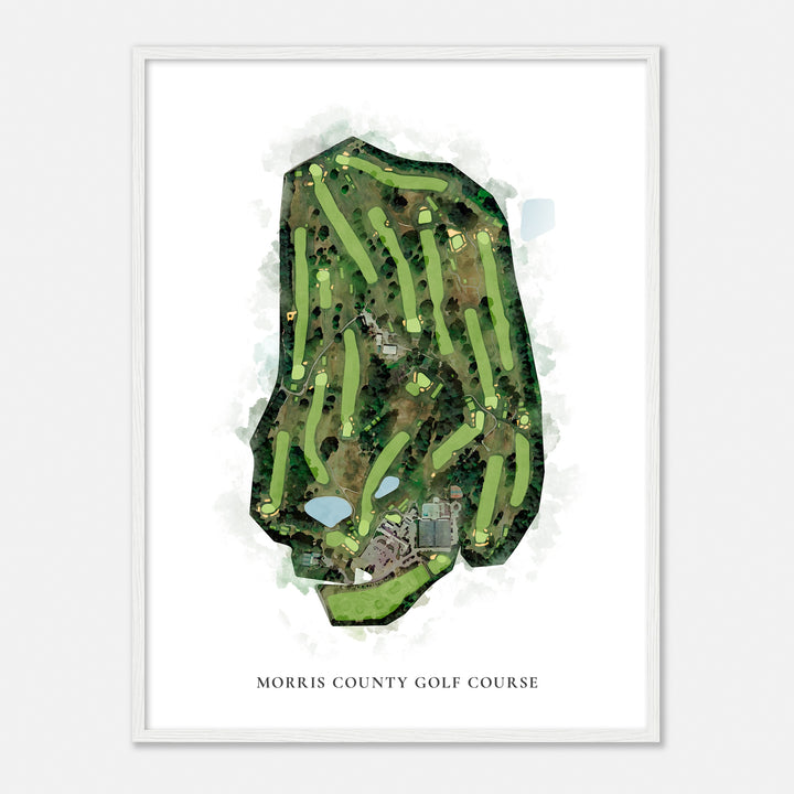 Print of Morris County Golf Course Classic Map