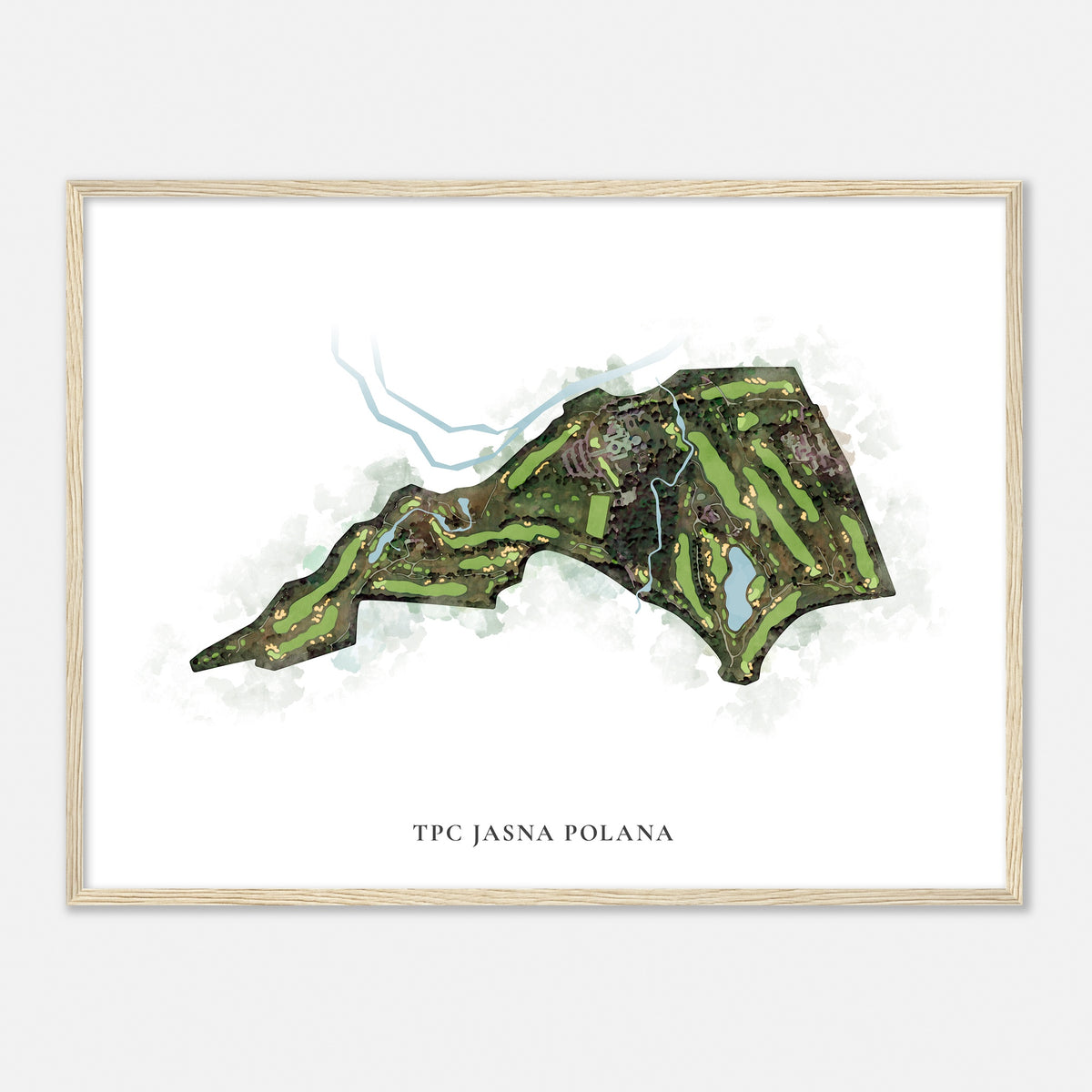 Print of Tpc Jasna Polana Classic Map