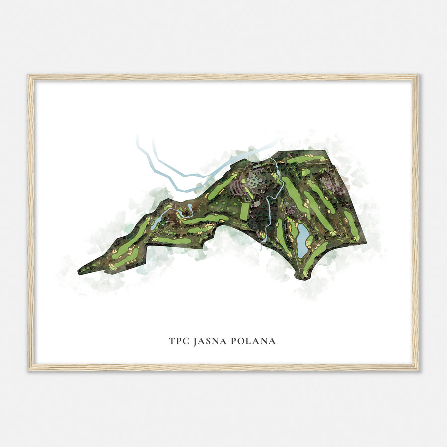 Print of Tpc Jasna Polana Classic Map