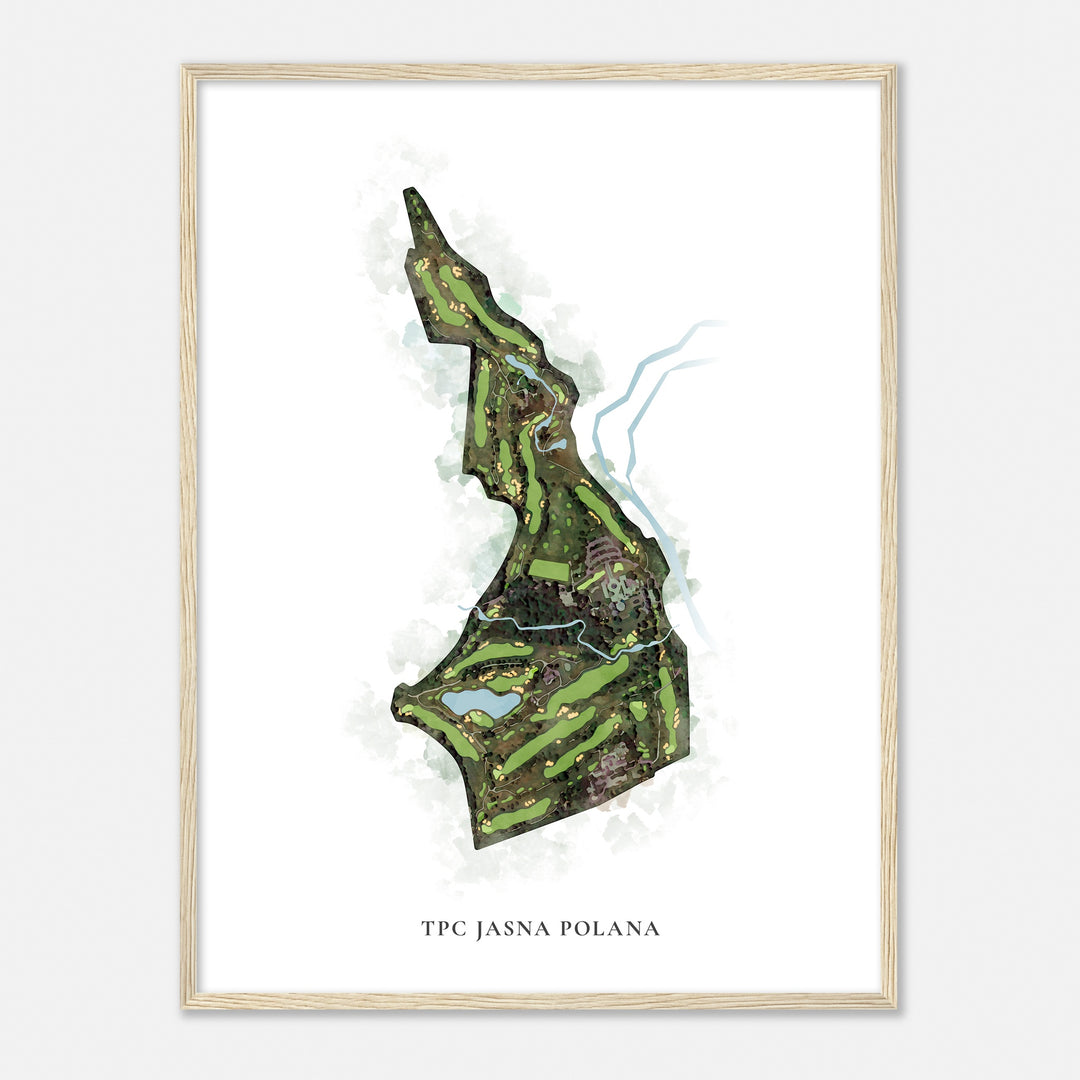 Print of Tpc Jasna Polana Classic Map