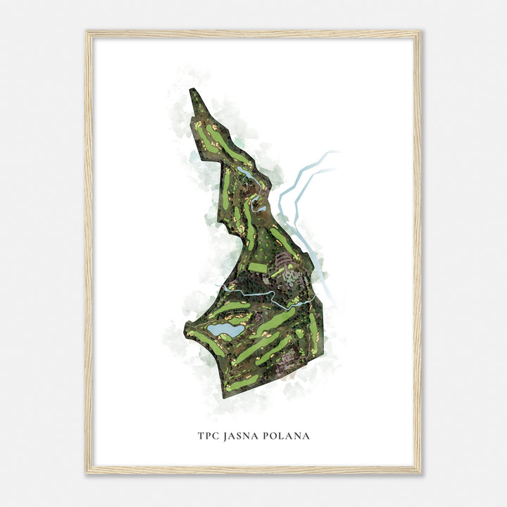 Print of Tpc Jasna Polana Classic Map