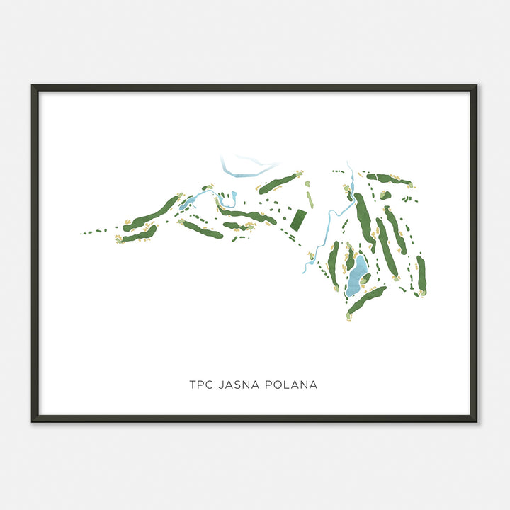 Print of Tpc Jasna Polana Modern Map