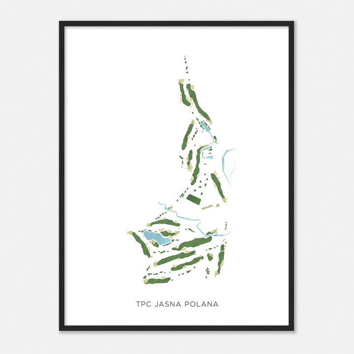 Print of Tpc Jasna Polana Modern Map