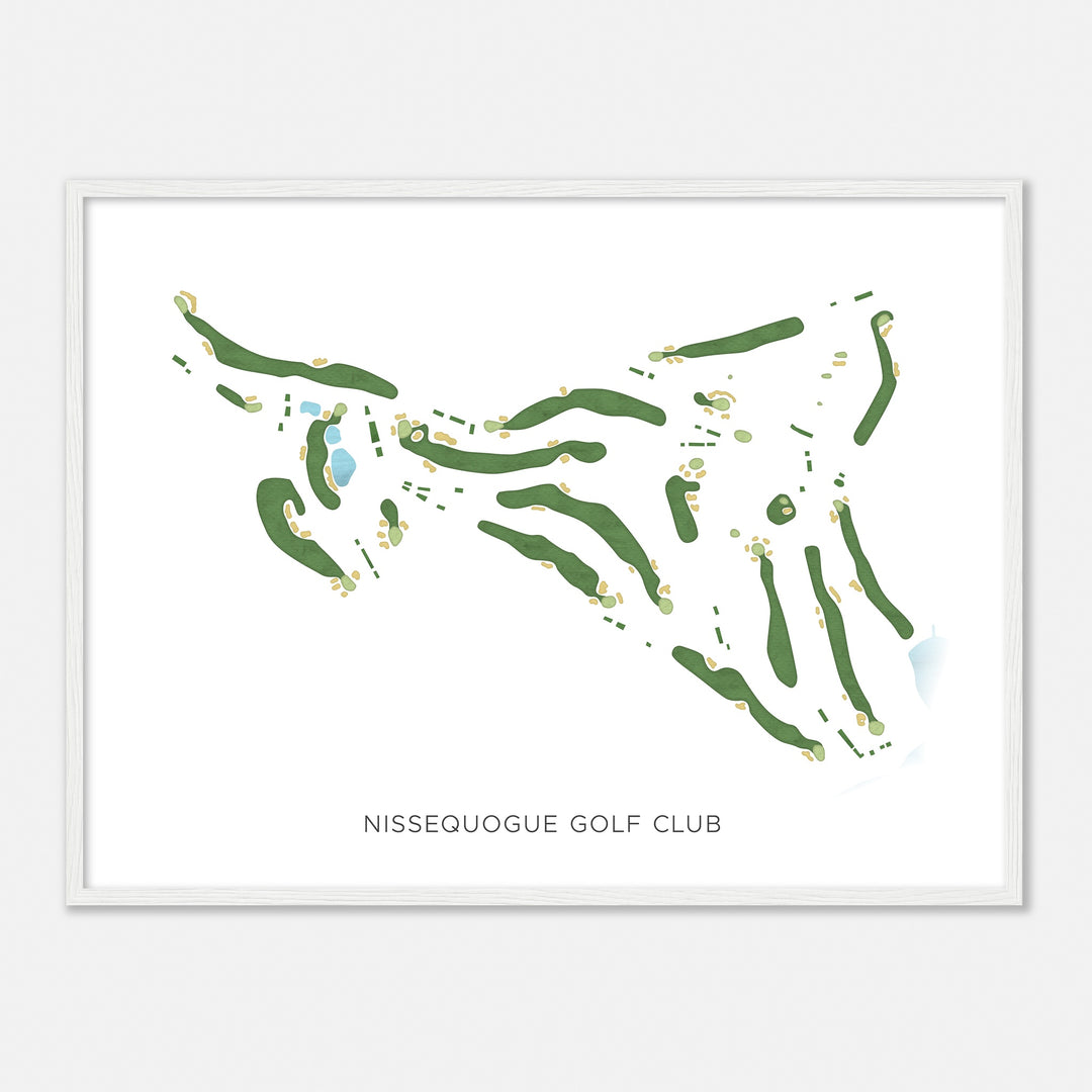 Print of Nissequogue Golf Club Modern Map