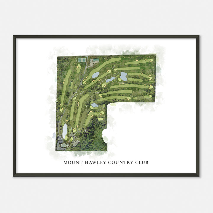 Print of Mount Hawley Country Club Classic Map