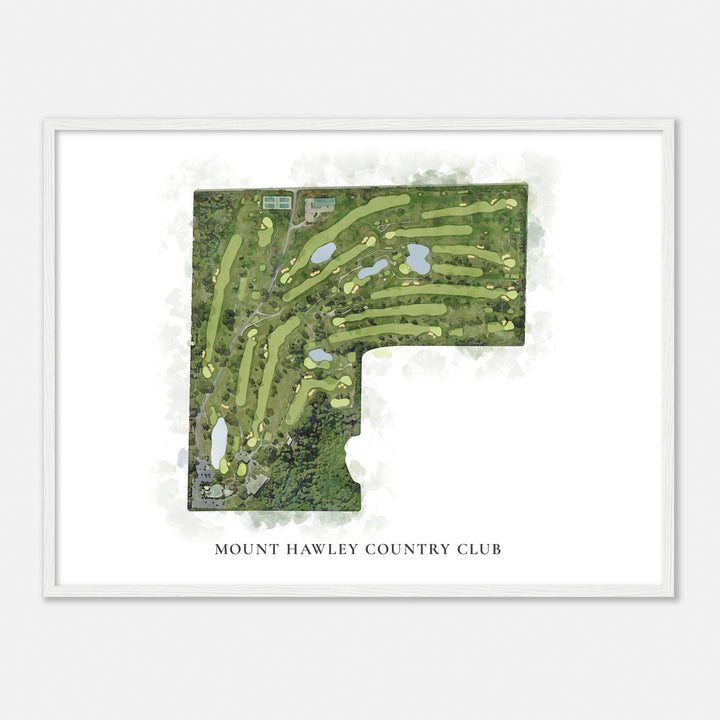 Print of Mount Hawley Country Club Classic Map